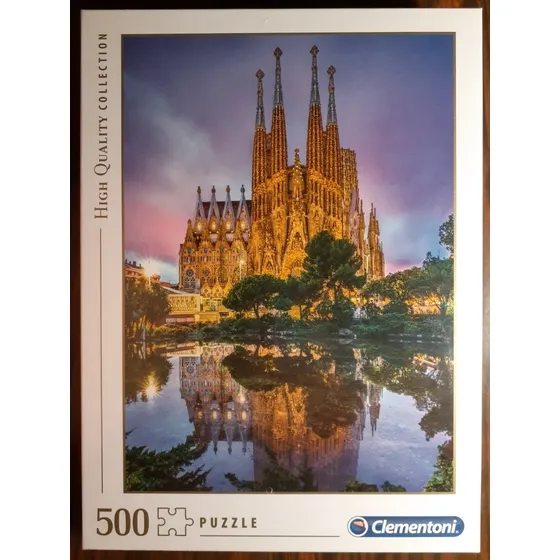 Rompecabezas Clementoni 500 Barcelona Sagrada Familia