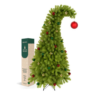 Árbol Navidad Frondoso Verde + 81 Esferas Pino Navideño 2.1m 1560 Ramas Esquimal Con Punta Flexible Árbol Navidad Frondoso Verde + 81 Esferas Pino Navideño 2.1m 1560 Ramas Esquimal Con Punta Flexible