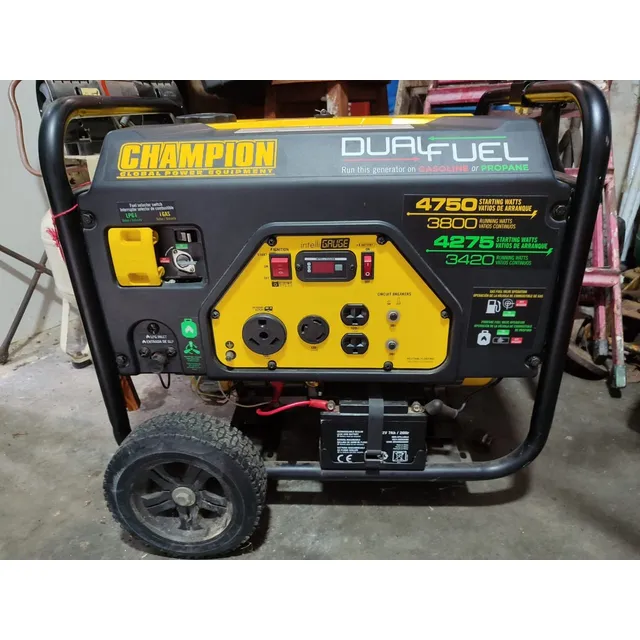 Generador Planta Eléctrica Duromax Dual 4850w /gas /gasolina