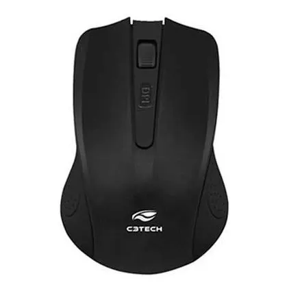 Mouse Sem Fio C3tech M-w20bk 1000 Dpi Preto