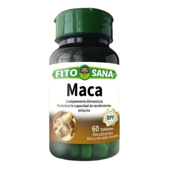 Maca 480 Mg 60 Tabletas Fitosana