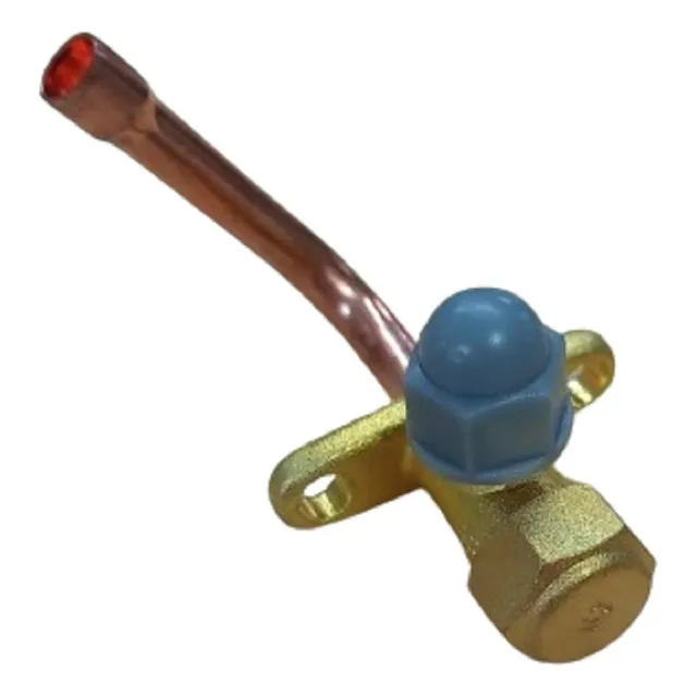 Robinete Valvula Servicio Split 1/4 Llave De Servicio Curva