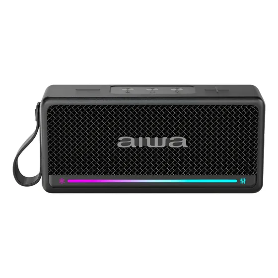 Parlante Bluetooth Portátil Función Tws 20w Radio Fm Awq5 - Negro