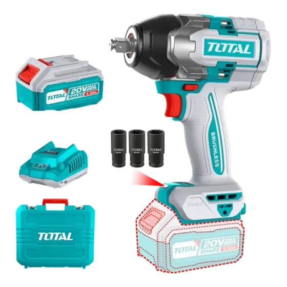 Pistola Llave De Impacto 850nm 20v P20s Brushless