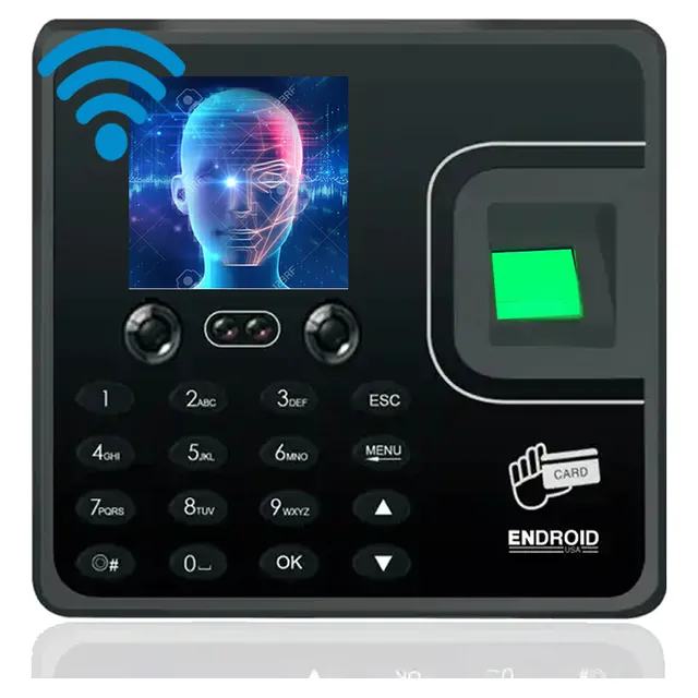 Reloj Checador Facial Huella Red Internet Wifi Ethernet Usb , Carga Por Internet, Multisucursales