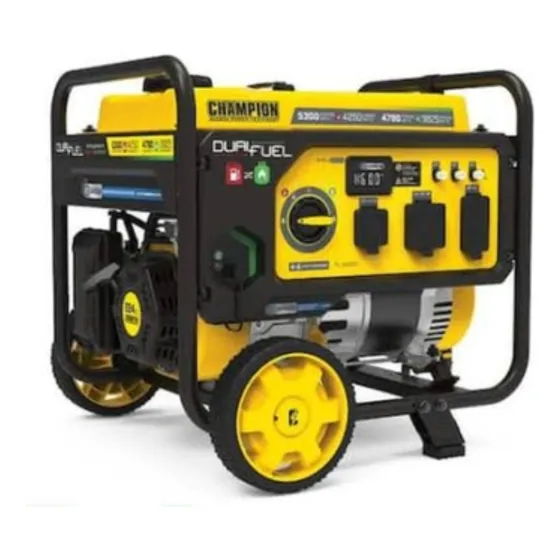 Generador Champion Dual Fuel 5300/4250 Watts
