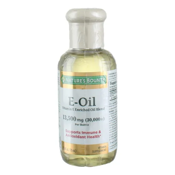 Suplemento Nature's Bounty E Oil 30 000 Ui 75 Ml