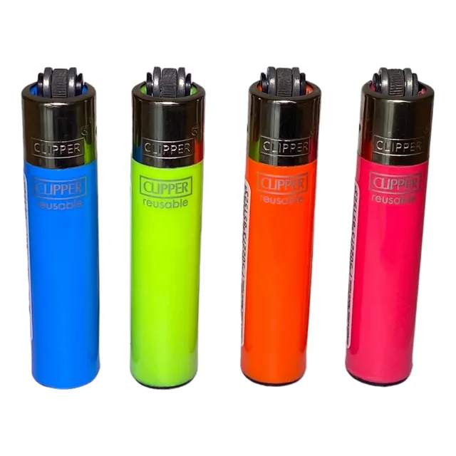 Encendedor Clipper Classic Recargable Colección Micro Fluo