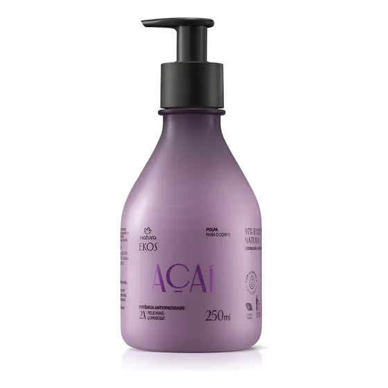 Crema Hidratante Para El Cuerpo Natura Ekos Açaí 250 Ml