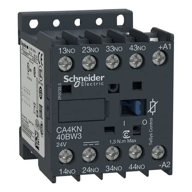 Mini Contator Auxiliar 4na 24v Tesys K Ca4kn40bw3 Schneider