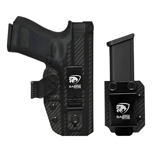 Coldre Sabre Kydex Glock G23 Gen 3 E 4 Velado Slim Destro Cor