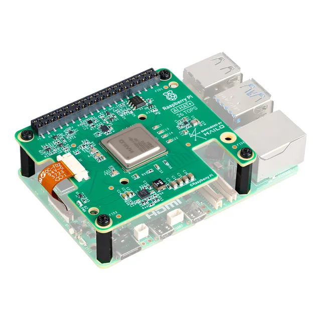 Hat Raspberry Pi Ai Hat+ 13 Tops Acelerador De Ia Hailo-8