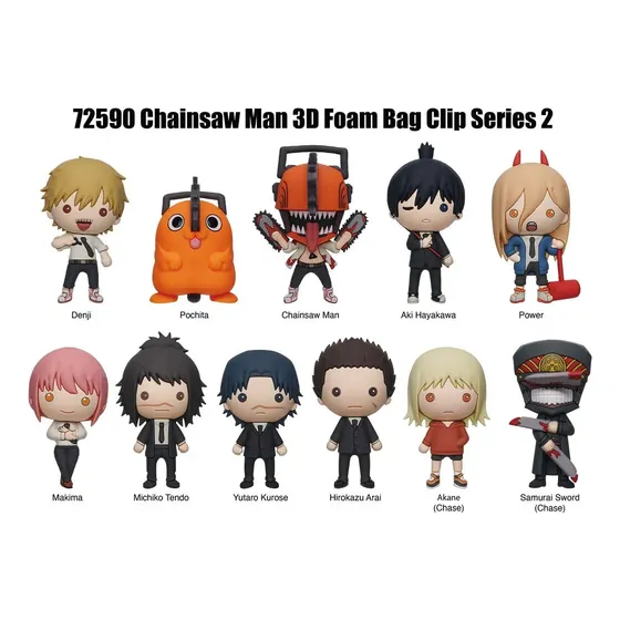 Monogram - Chainsaw Man Bag Clip Llavero - Blind Bag (1 Und)