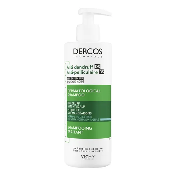 Shampoo Anticaspa Vichy Dercos Para Cabello Graso 390Ml