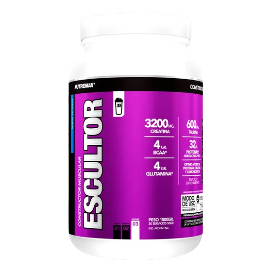 Escultor 1,5 Kg Nutremax Proteinas Carbos Creatina Taurina