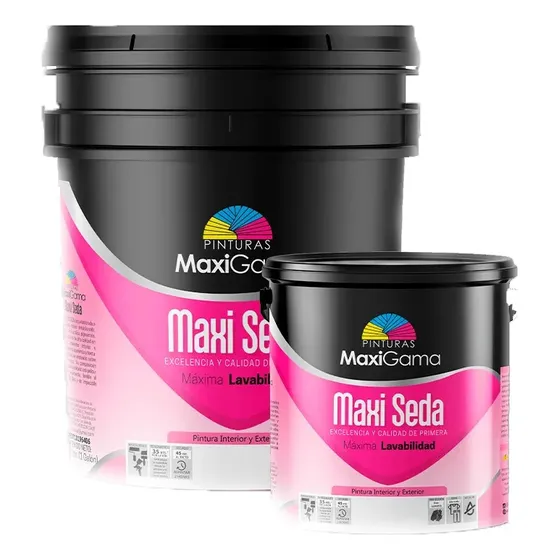 Maxiseda - Pintura Brillo De Seda Maxigama (galón)