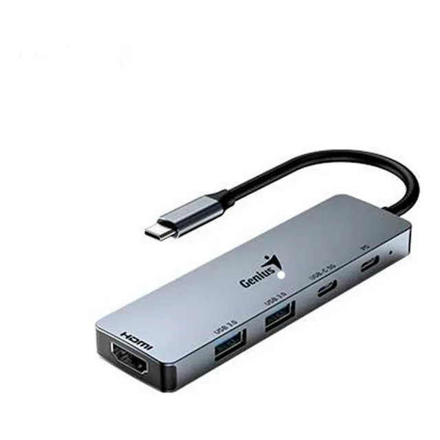 Adaptador Hub Usb-c Genius Uh-500