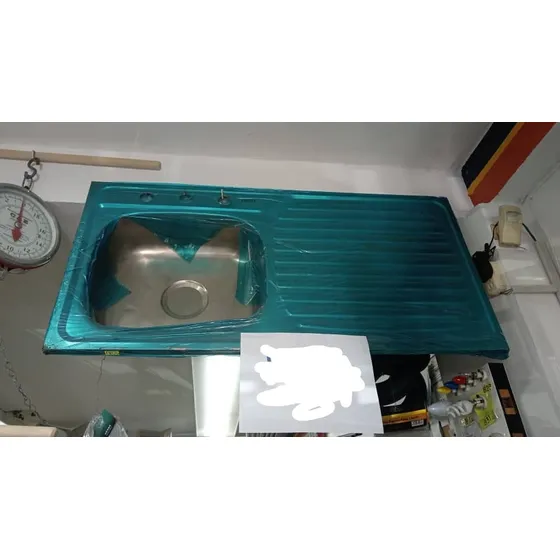 Fregadero Ponchera Izquierda  Acero Inoxidable
