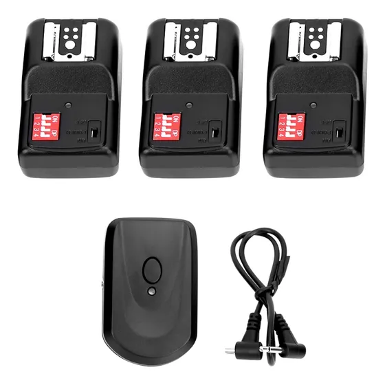 5pzs Receptores Flash Trigger Disparador De Flash Juego