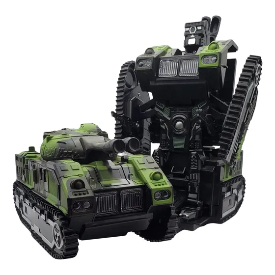 Juguete 2 En 1 Tanque Militar Transformer Con Luz Y Sonido