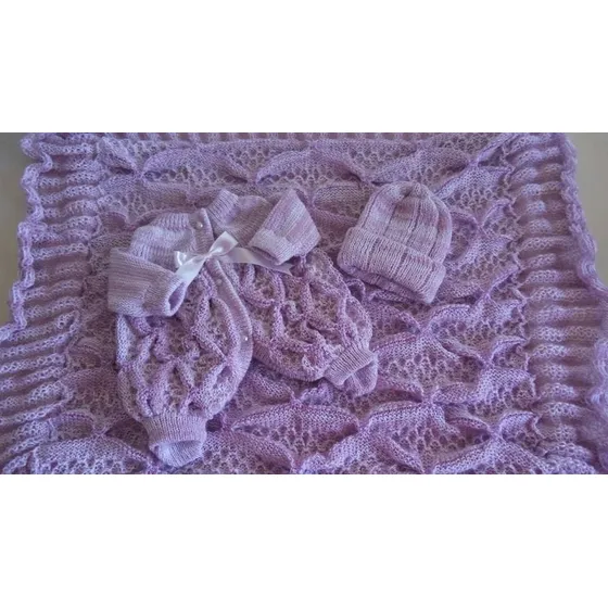 Conjunto De Manta E Macacão ( Prematuro)