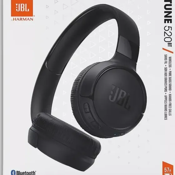 Fone De Ouvido Jbl T520 Bt Headphone Black