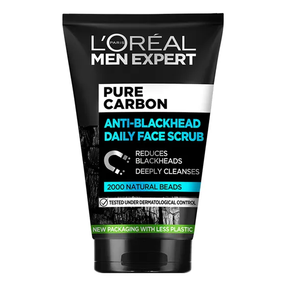 L´Oréal Gel Exfoliante Facial Men Expert Pure Carbon Anti Puntos Negros 100 mL