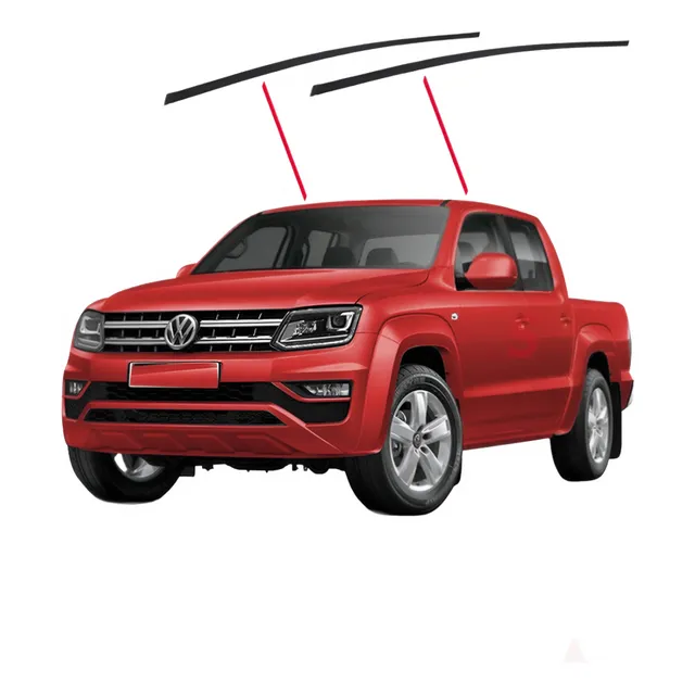 Baguetas De Techo Para Vw Amarok Kit 2 Piezas Adhesivas 3m