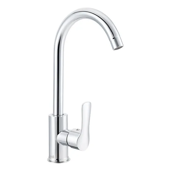 Llave Grifería Monomando Lavaplatos Vertical Alabama Pmb Color Cromo