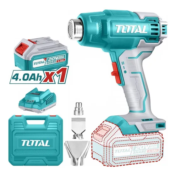 Pistola Calor Li-ion 20v 300/550c 1,145.00 100/200 L/min +ac