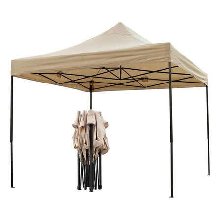 Carpa Toldo 3x3 Reforzado Plegable Impermeable Azul Y Rojo Carpa Toldo 3x3 Reforzado Plegable Impermeable Azul Y Rojo