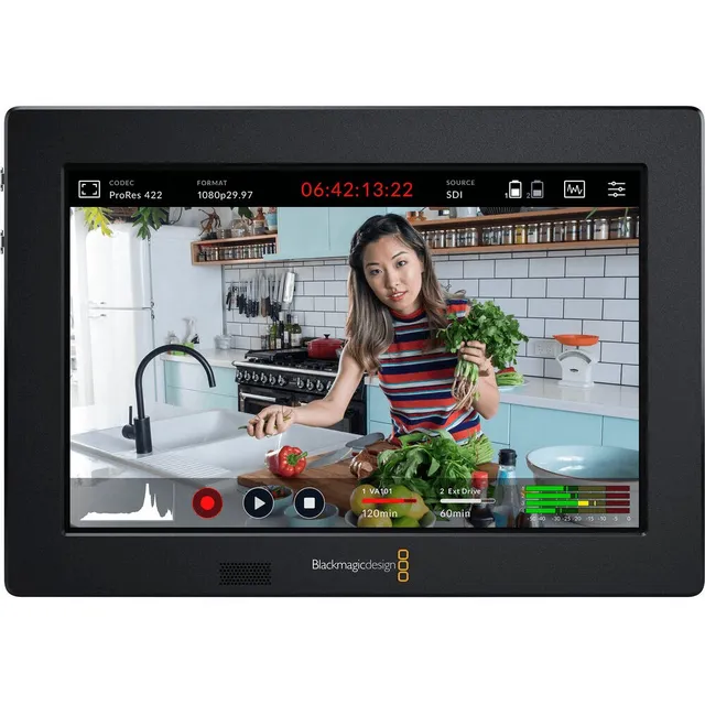 Monitor/grabador Blackmagic Video Assist 3g-sdi/hdmi De 7