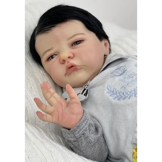 Bebe Reborn Realista Aticus Menino, Toma Banho