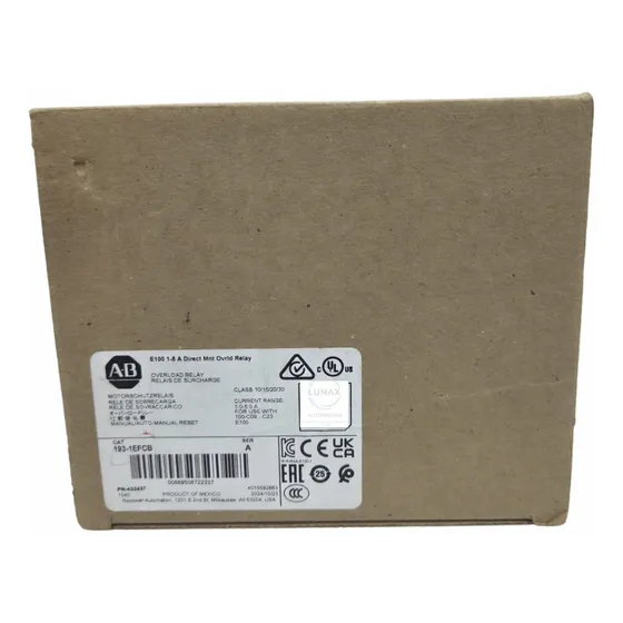 193-1efcb Allen Bradley Iec Electronic Overload Relay