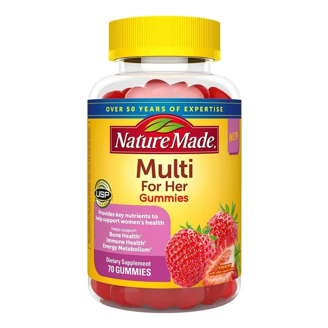 Nature Made Multivitamínico Para Mujer Sistema Inmune Sabor Fresa