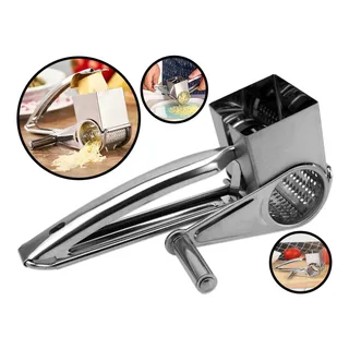 Ralador De Queijo Aço Inox Cozinha Manual Chocolate Nozes Ralador De Queijo Aço Inox Cozinha Manual Chocolate Nozes