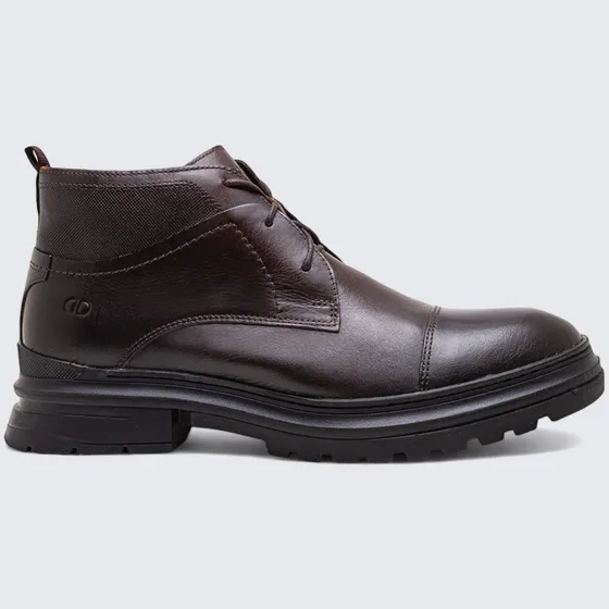 Bota Democrata Masculina Garage Eron Couro Legitimo Casual