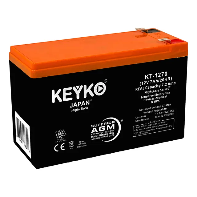 Bateria 12v 7ah Para Ups Real 7.2ah Terminal F-2 Marca Keyko