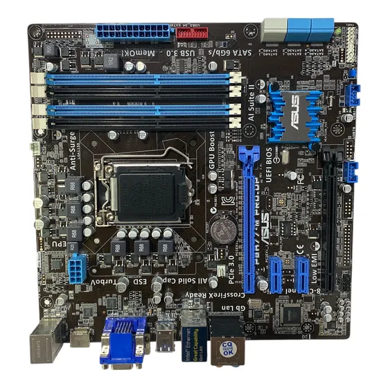 Placa Mãe Gamer Asus P8h77m-pro 1155 2/3 Ver. 32gb Ddr3
