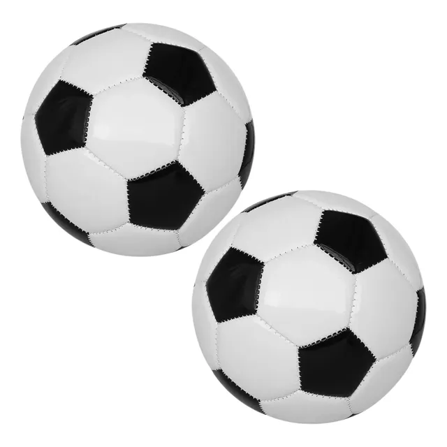 2pcs Balón Fútbol Tamaño 5 Clásico Económico Deporte Grande