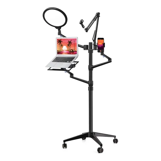 Soporte Luz Led 5 1 Para Selfie 10  Perfecto Reunion Zoom Ma