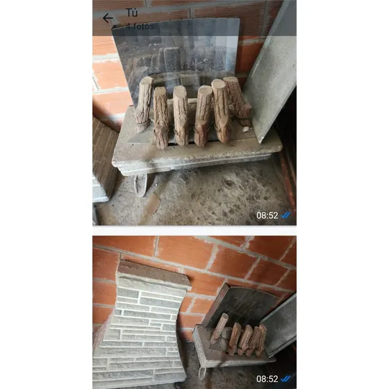 Hogar De Leños A Gas