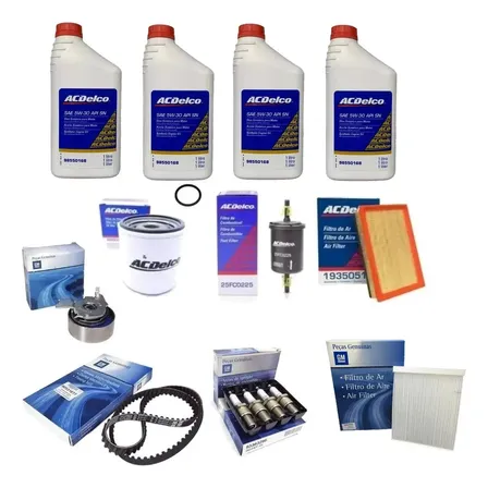 Kit Revisão 5w30 Sintetico Cobalt 1.8 2013 2014 2015 201 Gm