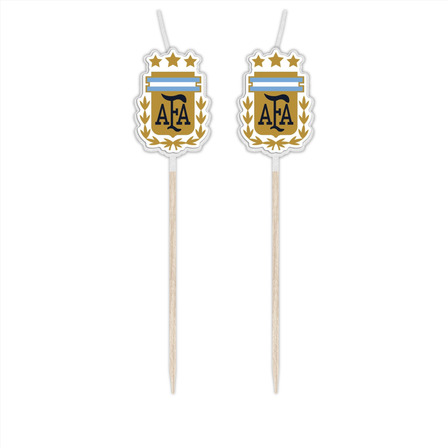 Velas Para Cumpleaños De Argentina Escudo Con Pinche Pabilo Velas Para Cumpleaños De Argentina Escudo Con Pinche Pabilo
