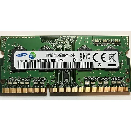 Memoria Ram 4gb Ddr3 Pc3l 12800s Ddr3l 1600 Mhz 1.35v Samsun