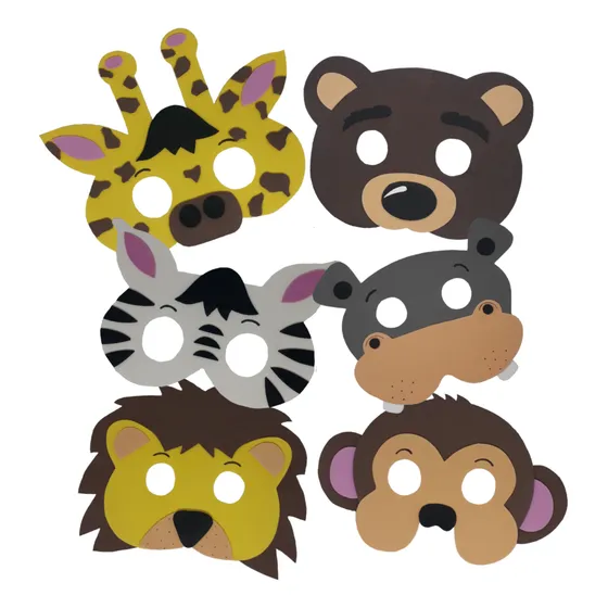 Arte Mania Lembrancinhas 465410 Animais Safari Kit 6