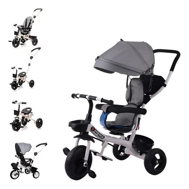 Carriola Para Bebe Tipo Triciclo Portatil 5 En 1 Carreola
