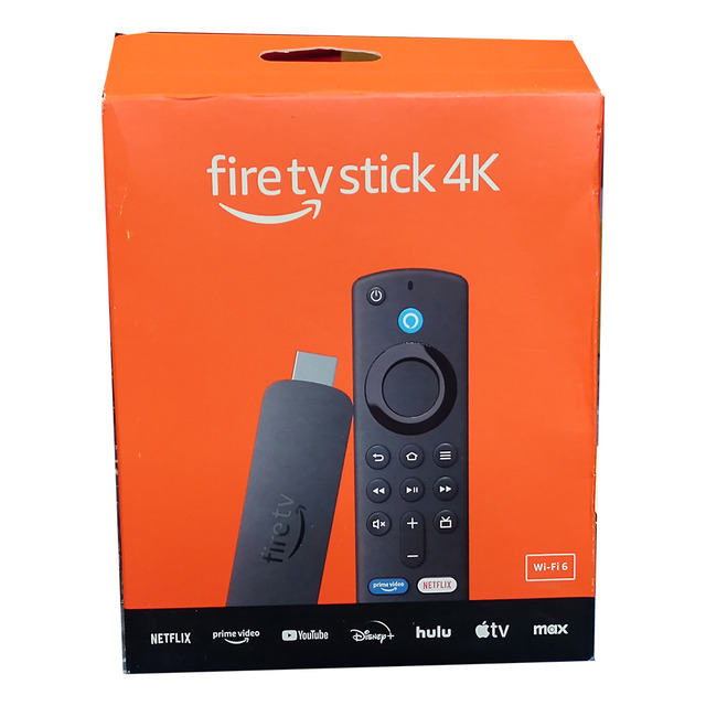 Fire Tv Stick 4k Ultra Hd Com Alexa, Wi-fi 6 Fire Tv Stick 4k Ultra Hd Com Alexa, Wi-fi 6