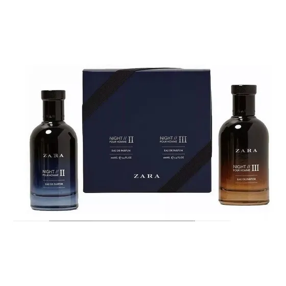 Pack Zara Night Pour Homme 2 y 3 EDP 100ml c/u