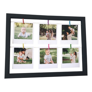 Marco Polaroid De 40x30 Cm. Incluye 6 Fotos Y Broches Marco Polaroid De 40x30 Cm. Incluye 6 Fotos Y Broches